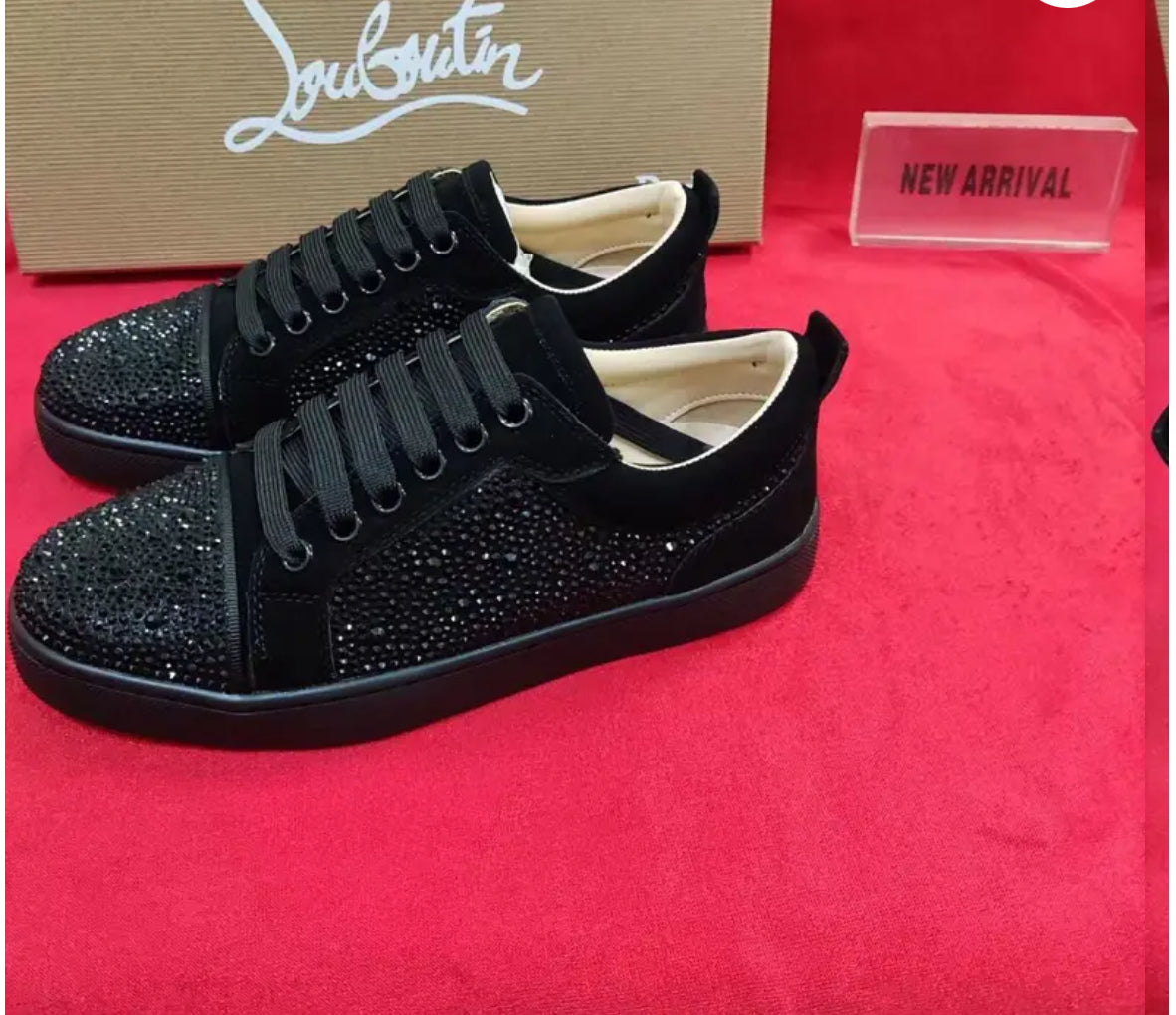 Christian Louboutin Black Sparkle