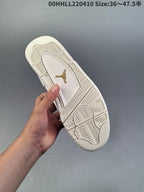 Air jordan 4 retro white/gold
