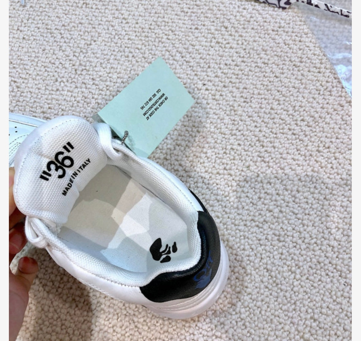 Off white Low “White black”