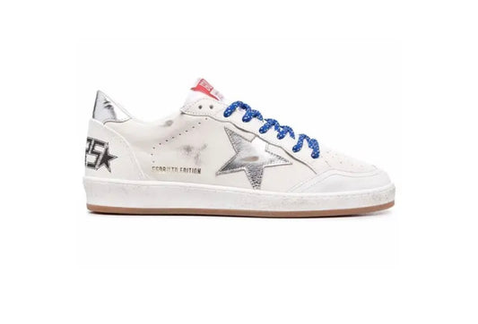 Golden Goose "Ball star white nappa/ Silver star "