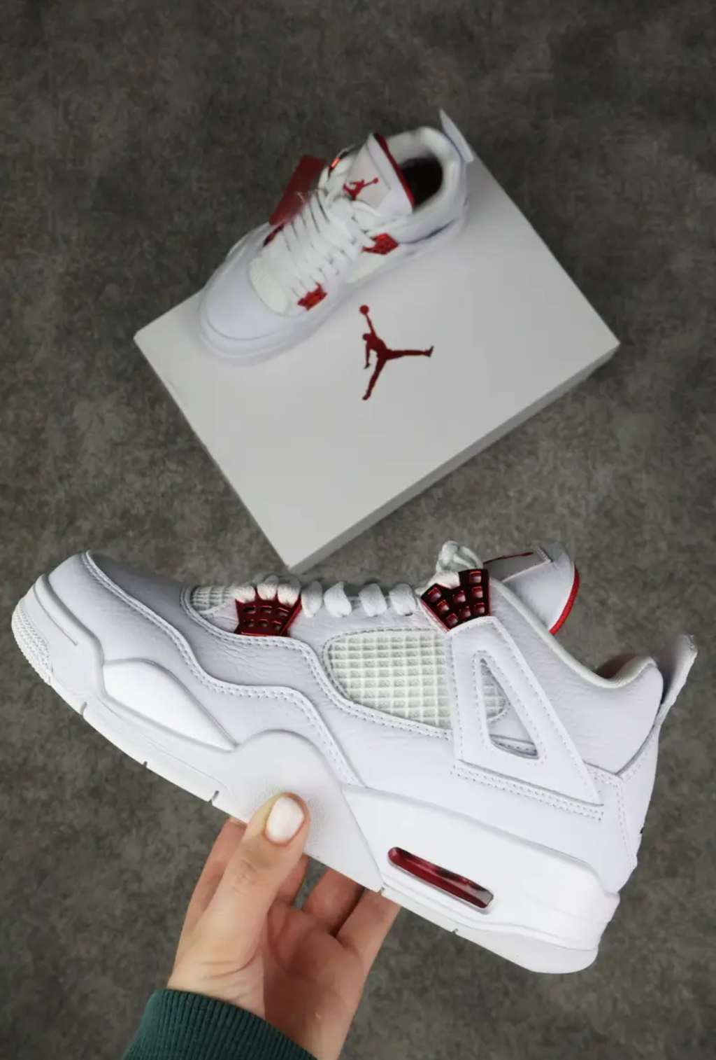 Air Jordan 4 retro white/red